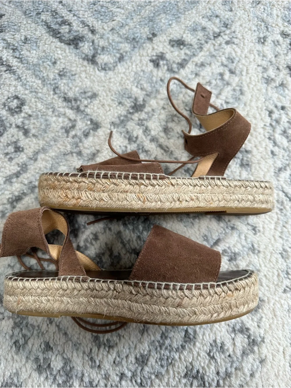 Andre Assous Sabina Suede Espadrille, Size 36